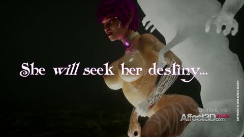 Anal Series — Busty elf takes a massive alien cock deep in her tight ass