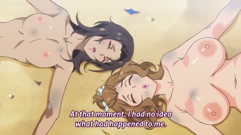 Beach Brawl Series — Hot anime babes fight on the beach until their bikinis get ripped off