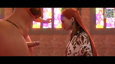 Blowjob Series — Queen Rewards Exotic Futa Dancer With Royal Cock Sucking [Queen Royally Rewards An Exotic Futa Dancer with blowjob]