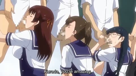 Classroom Series — Curvy Teenagers Fucking in a Wild Hentai Orgy  [Love Selection 1]
