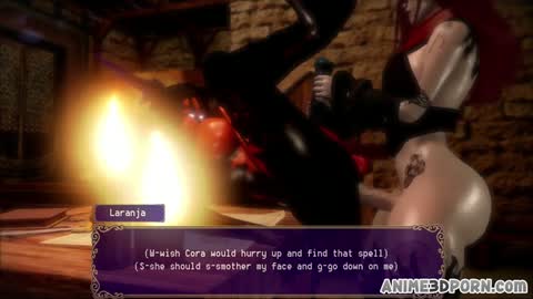 Explicit Series — 3D Futanari Demoness Sits On Face, Fingers Pussy And Gets Horse Cock Stuffed In Her Ass