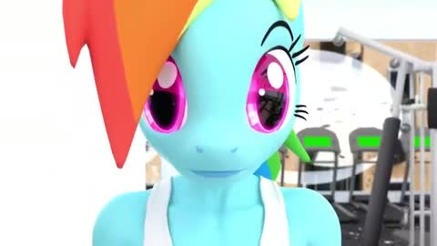 Futanari Series — Big Shecock Pony Fucks Her Lucky Fan