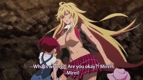 Hot lesbian babes turn in to big guns and battle busty anime sluts