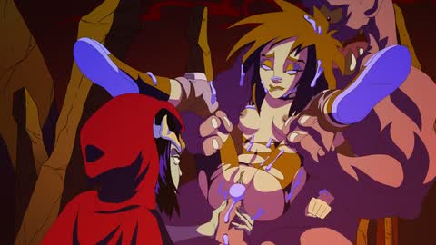 Monster Series — Animated Demon Tentacles Ravage Busty Ghostbuster Slut