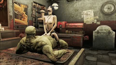 Monster Series — Brutal anal demolition of bound slave holes