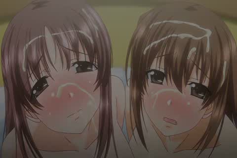 Pregnant Teen Series — Two knocked up teens work on a huge cock together  [Shin Ringetsu 2]