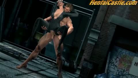 Public Series — Rough Alley Fuck: Wolverine Pounds Catwoman Hard [Wolverine]