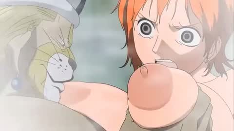 Stealth Series — Cheetah Man Surprises Nami With A Rough Shower Fucking [Anime Cheetah man]