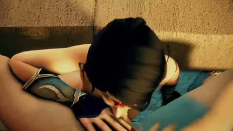 Superheroine Series —  Wonder Woman rides her shaved pussy on a hard cock for a steamy cowgirl fuck