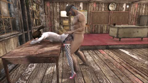 Teacher Series — Old Pervert Fucks Young Academy Student Hard In The Ass [Fallout 4]