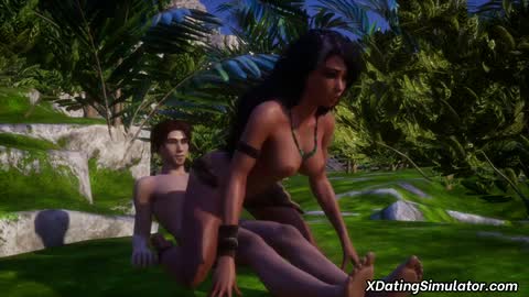 Teen Outdoor Series — limber 3D teen gets pounded by American guy [Flexible 3D teen fucked by american guy outdoors]