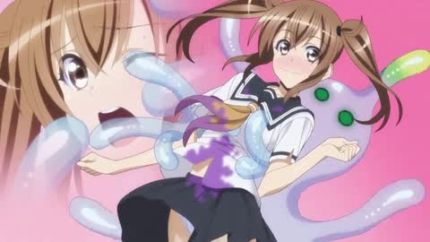 Teen Series — Cute cat girl with big tits and tentacles gets dominated by teen cock