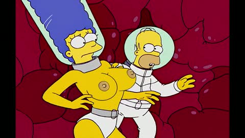 Underwater Series — Moms and Dads Rough Fucking Beneath the Ocean [The Simpsons]