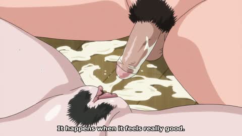 Virgin Series — Busty hentai aunt gives teen virgin a sloppy boobjob until he spews hot cum all over her face  [Amanee!]